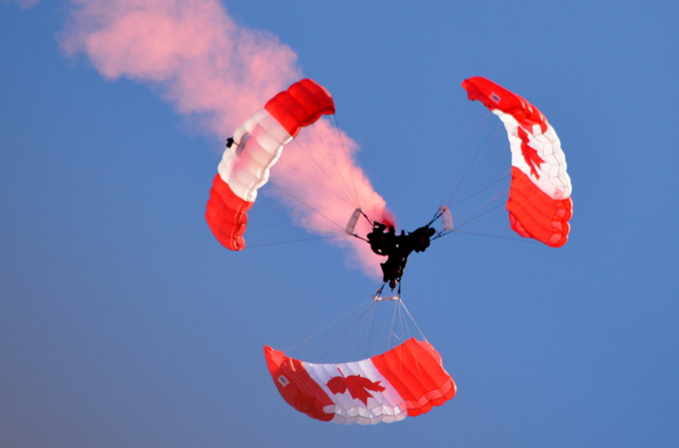 Canadian Armed Forces SkyHawks Parachute Team